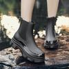 Fashion Women Rain Boots Outdoor Waterproof Rubber Boots Non Slip Thick Soled Rain Shoes Women's Garden Work Shoes Galoshes Botas Lluvia