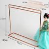All Trust Doll Hanger Rack, Doll Closet, Miniature, Dress-Up Doll, Includes 10 Hangers (Gold)