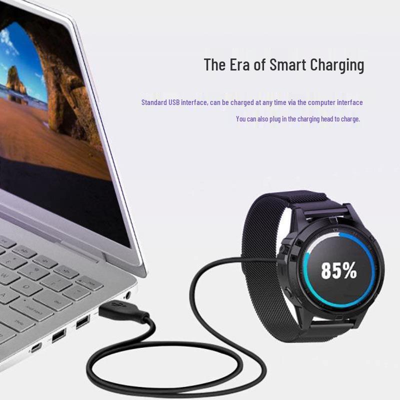 USB Type-C to Garmin Watch Charging Cable for Fenix 7/7X/5S/6/6X