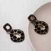Earrings Trend New Boho Fashion Earrings For Women Cool Stuff Personality Square Leopard Print Geometry Vintage Jewelry