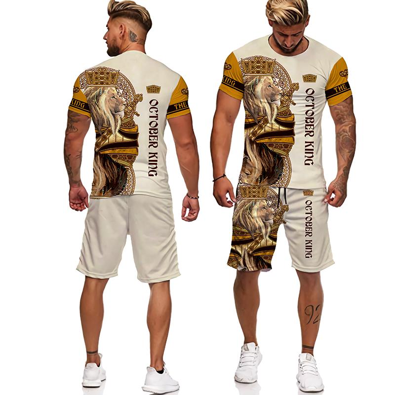 Buy The King Lion 3d Printed T-shirt 