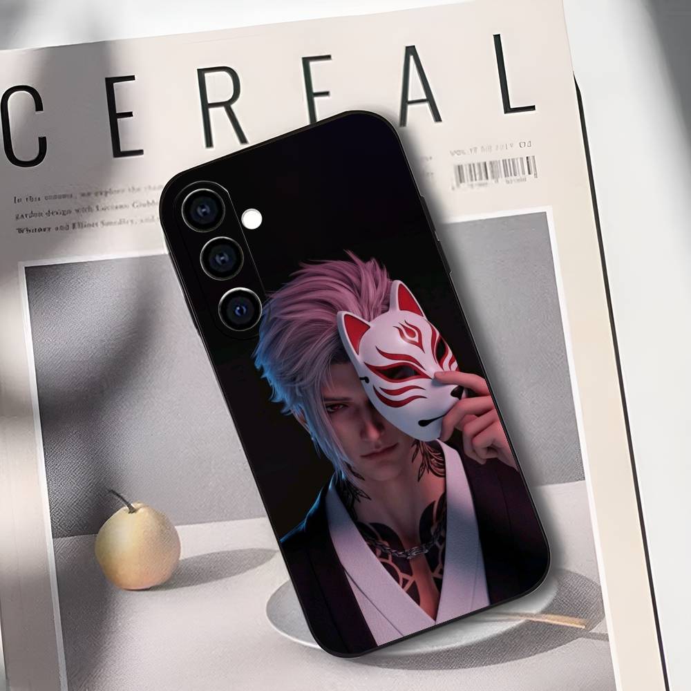 S-Sylus L-Love and D-Deep Space Phone Case For Samsung Galaxy A73,A72,A71,A70,A53,A52,A51,Soft Silicone Black Cover