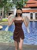 2026 Women's Two-Piece Swimsuit Set - Tummy Concealing, Slimming Beach & Hot Spring Bikini