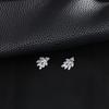 Elegant Temperament Women's Stud Earrings Copper Inlaid Zircon Bridal Earrings Wedding Photography Earrings Cross-border Trade Hot-selling Earrings
