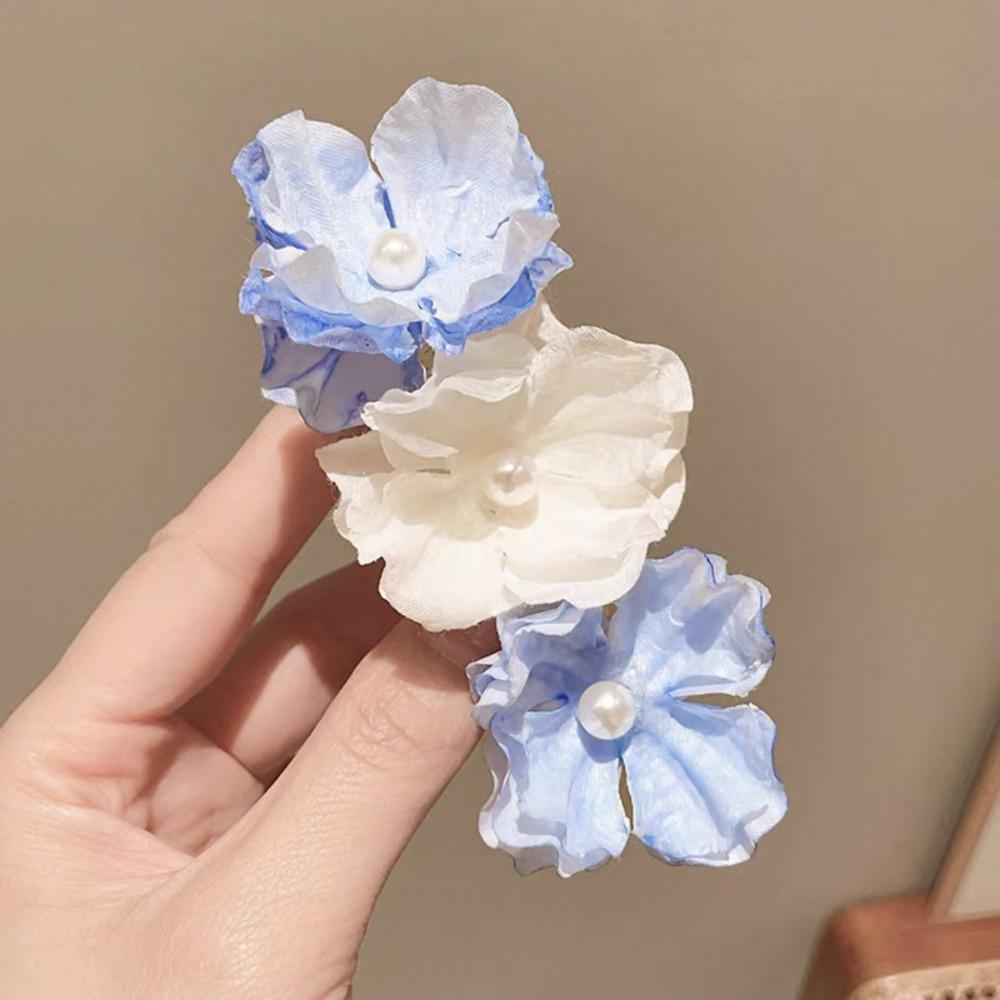 Pearls Telephone Line Headband Straight Braid Hair Tie Elegant Telephone Wire Hair Rope  Daily