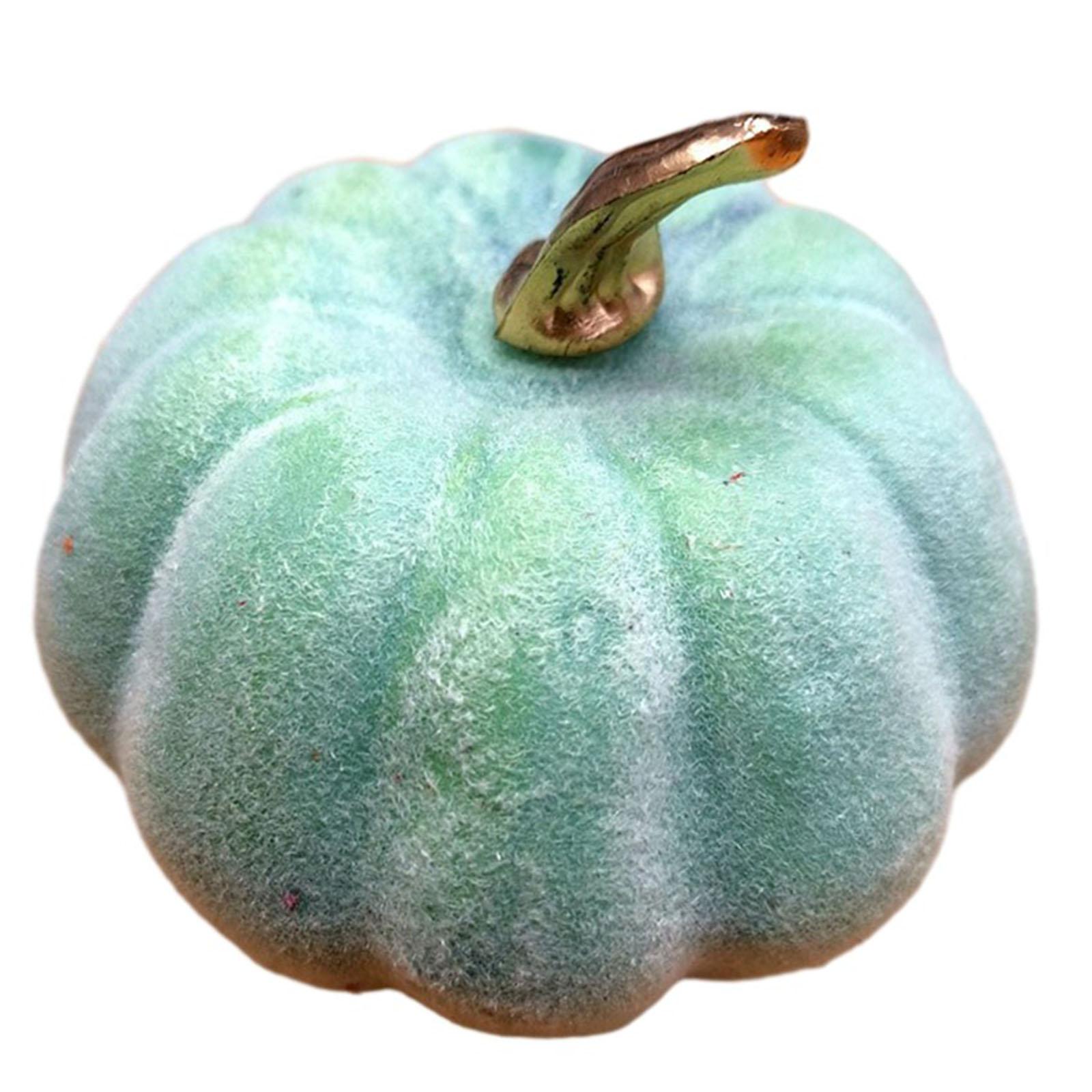

Mini Artificial Pumpkin Fake Vegetable Simulation Halloween Artificial Pumpkin DIY Craft Home Wedding Party Halloween Decoration зелёный