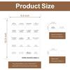 540 PCS Bathroom Home Laundry Labels for Organizing with DIY Blank Labels, Preprinted Minimalist Waterproof Oil Resistant Stickers for Bathroom