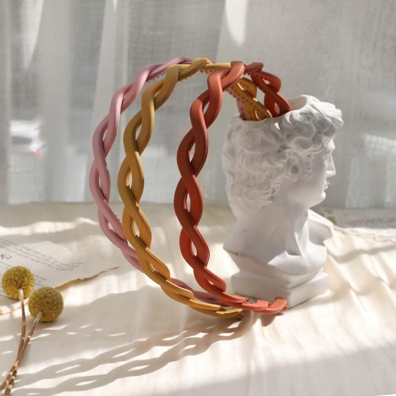 New Wash Face Hairband Fashion Women Heandband Molandi Simple Joker Hair Bands Woven Twist Headdress Girls Hair Accessories