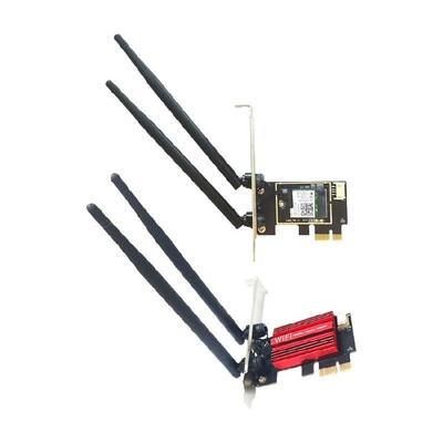 1200mbps WiFi 5 Wireless Adapter Networking Card Double Band 2.4G/5GHz 802.11AC Bluetooth-compatible Desktop Networking