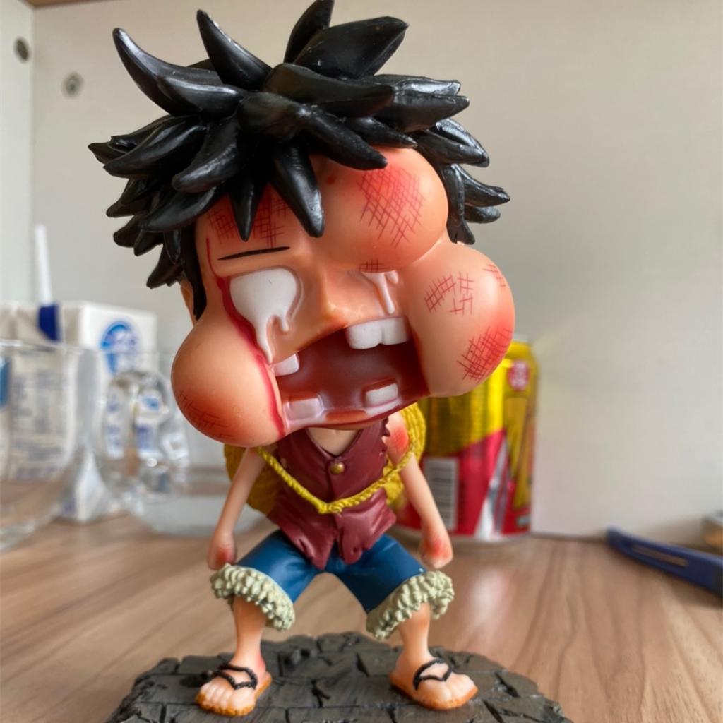 Buy Beaten Nose And Swollen Face Luffy Figure Collection Model Home Decoration Gift At Affordable Prices Free Shipping Real Reviews With Photos Joom