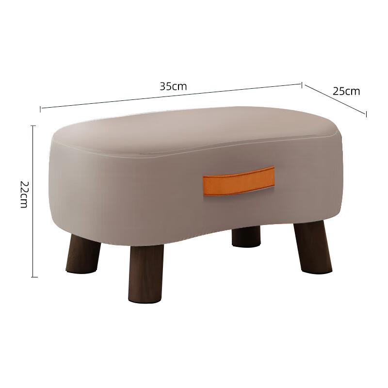 Padded Cat Scratch Fabric Ottoman Stool