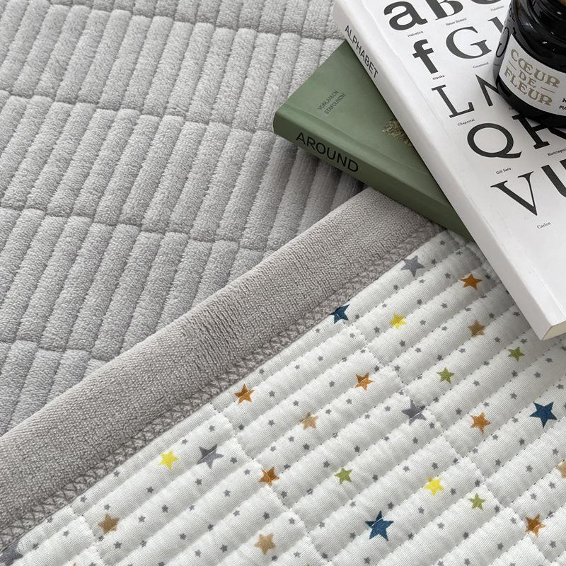 Set Gros de Plapumă de Catifea și Cuvertură de Pat 3 Piese: Lenjerie de pat caldă de iarnă și protecție de pat