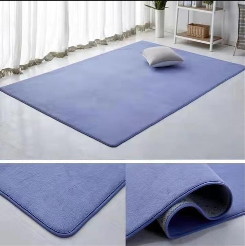 Modern, Simple and High-end Coral Velvet Carpet, Living Room Sofa, Bedroom Bed, Anti-stain Carpet, Home Decoration