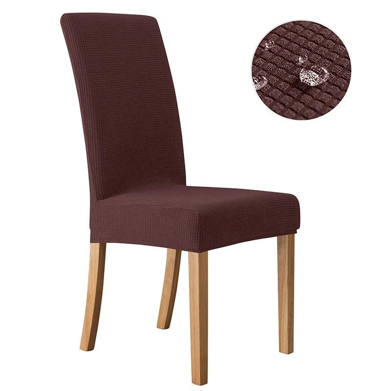 Spandex scaune de sufragerie huse jacquard huse impermeabile pentru scaune lavabile Parsons huse pentru scaune reglabile 2 4 6 set