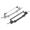 Metalowa Przednia Oś Drążek Kierowniczy Łącznik Maszt Dla 1/14 Tamiya Rc Ciężarówka Traktor Samochód