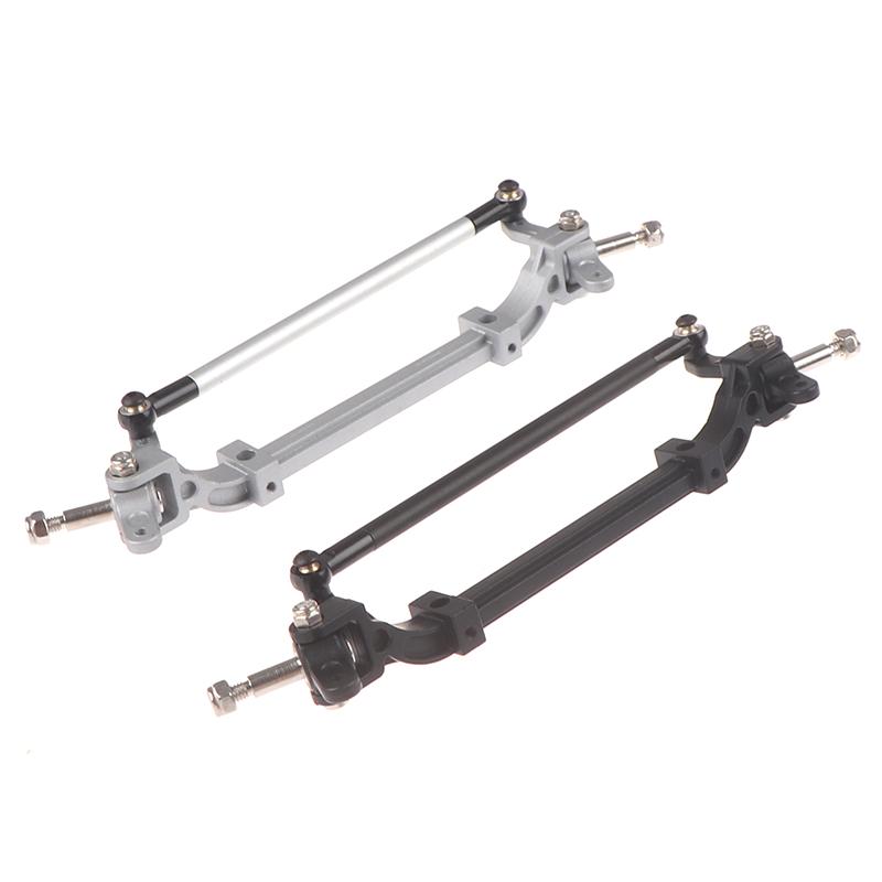 Metalowa Przednia Oś Drążek Kierowniczy Łącznik Maszt Dla 1/14 Tamiya Rc Ciężarówka Traktor Samochód