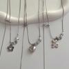Pendant Necklace Women Short Stainless Steel Pendant Choker Neck Chain Stainless Steel Material Jewelry Gift for Girls