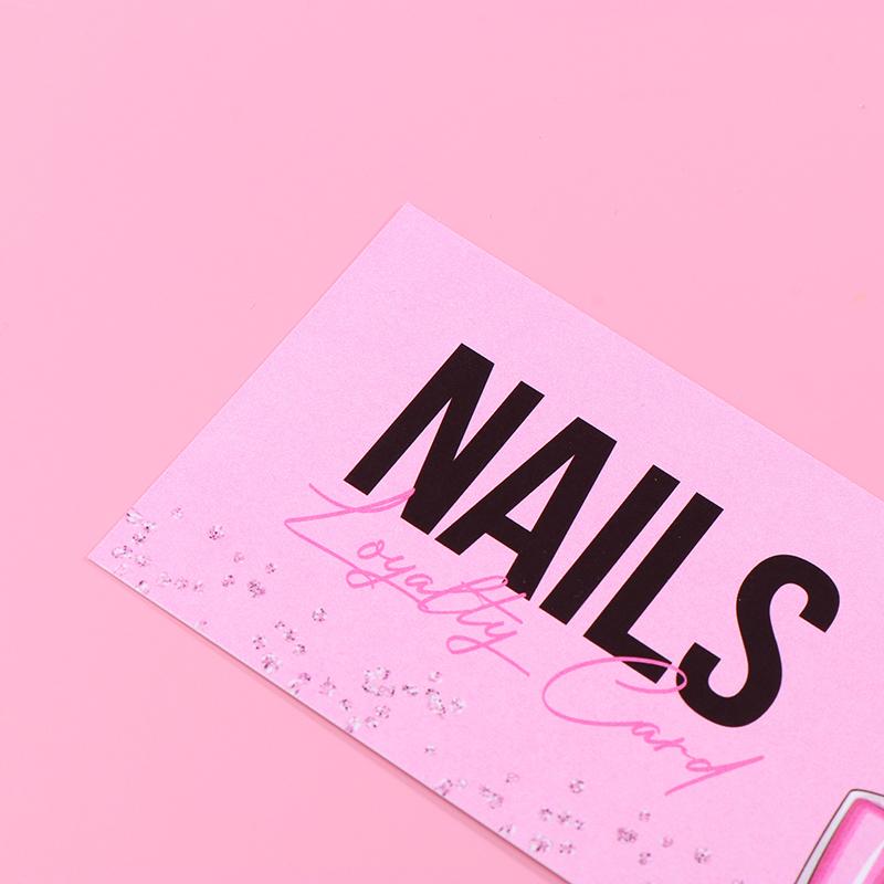 Carte de vizită pentru unghii 10/50 buc. Apăsați pe unghii. Carte de fidelitate pentru unghii. Cartelă de reducere pentru unghii. Accesorii pentru unghii. Instrumente.