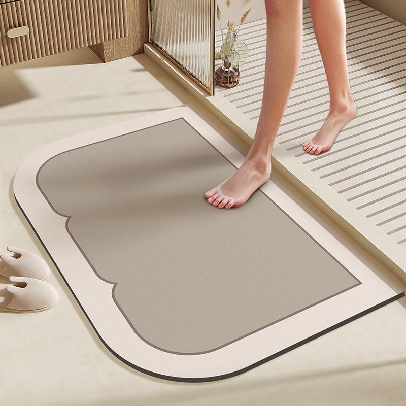 

Diatom mud at the bathroom door, quick drying and absorbent, household floor mats, anti slip carpets, and stain resistant 40X60cm 15.7X23.6in