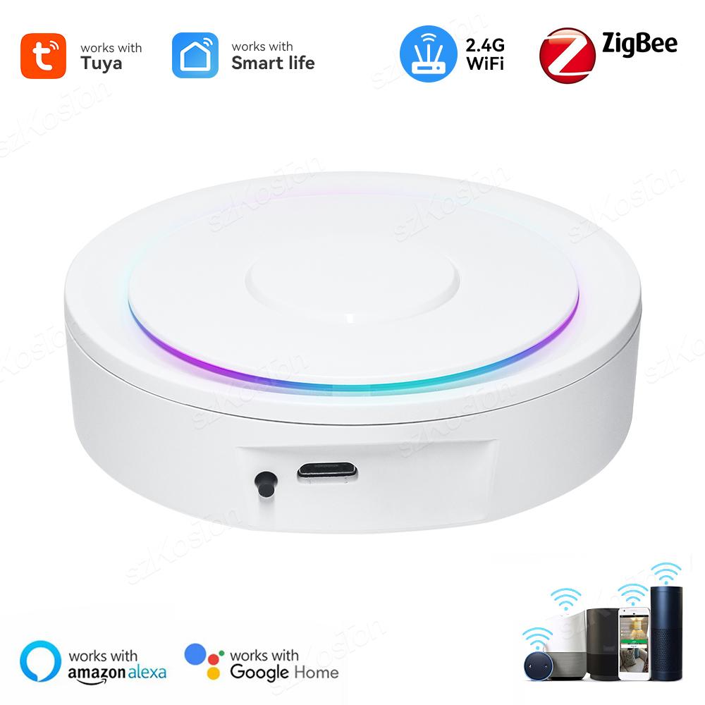 HomeKit Zigbee Хаб Шлюз Умный Дом WiFi Беспроводной Проводной Мост Tuya Smart Life Работает с Apple HomeKit Alexa Google