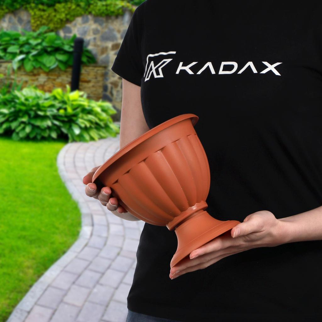 KADAX Flowerpot Garden Pot Lawn Terracotta
