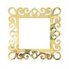 4pcs/set 88mmX88mm Mirror Edge Light Switch Cover Wall Stickers Surround Socket Frame Wall Sticker DIY Office Home Decoration
