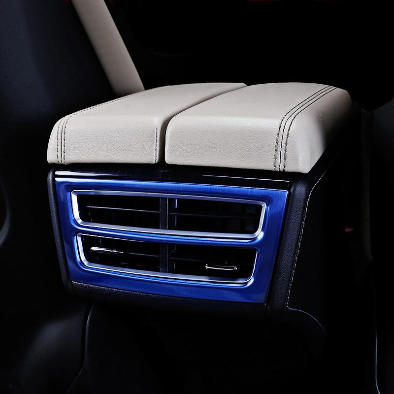 

Заднее выхлопное отверстие, глянцевая рамка, декоративная рамка из нержавеющей стали, внутренняя модификация для Tesla Model SX синий