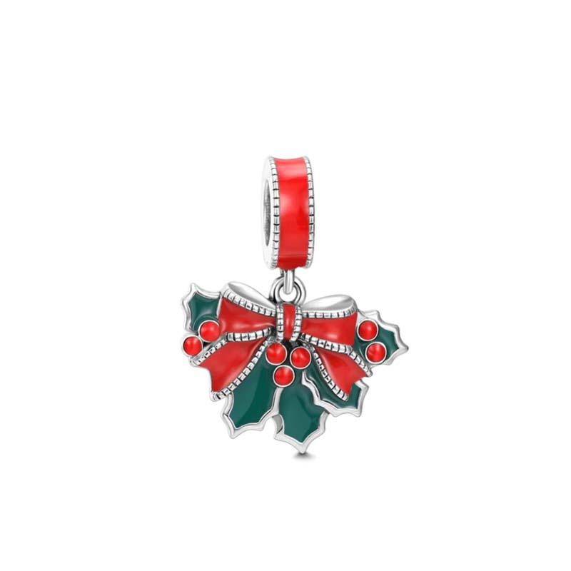 Red Series Copper Strawberry Cherry Ladybug Heart-Shaped Diy Pendant Fit Original Bracelets And Women'S Jewelry