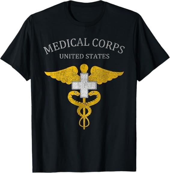 NEW LIMITED US Army Medical Service Regiment US Medical Corps T-Shirt S-3XL S