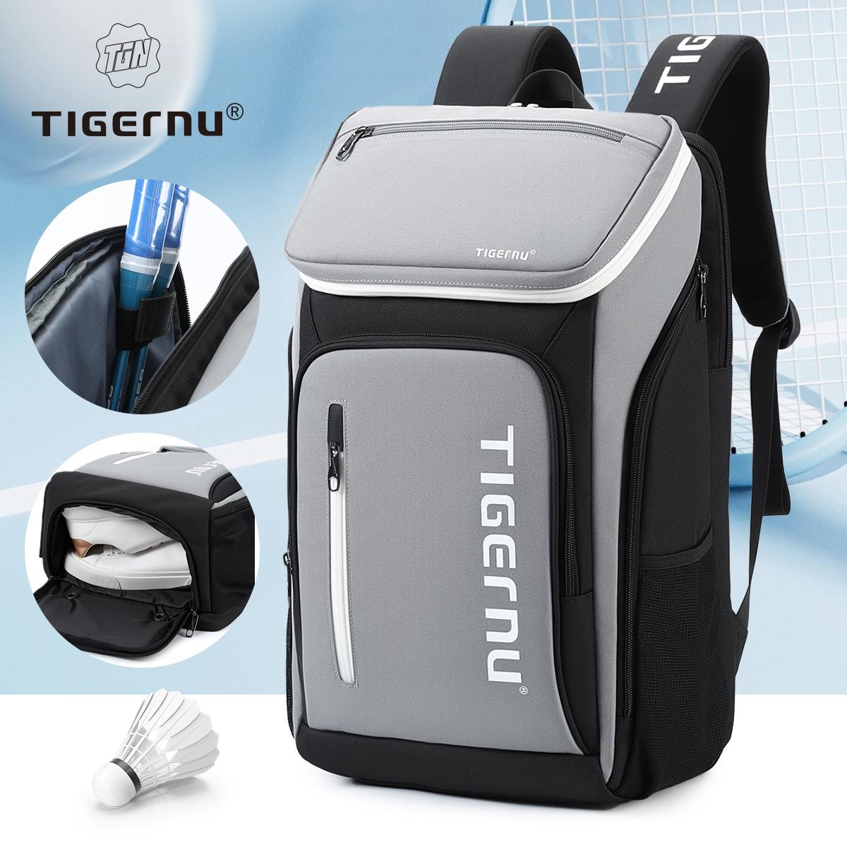 

Tigernu Sport Backpacks Men Bags Outdoor Backpack For Badminton Bags Male Casual Backpack For Travel Schoolbags Hiking Knapsack сірий