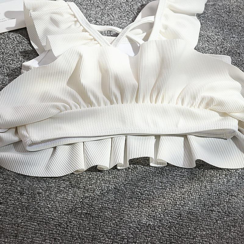New Summer Girls' Ruffle Bikini – Cute Split Swimsuit