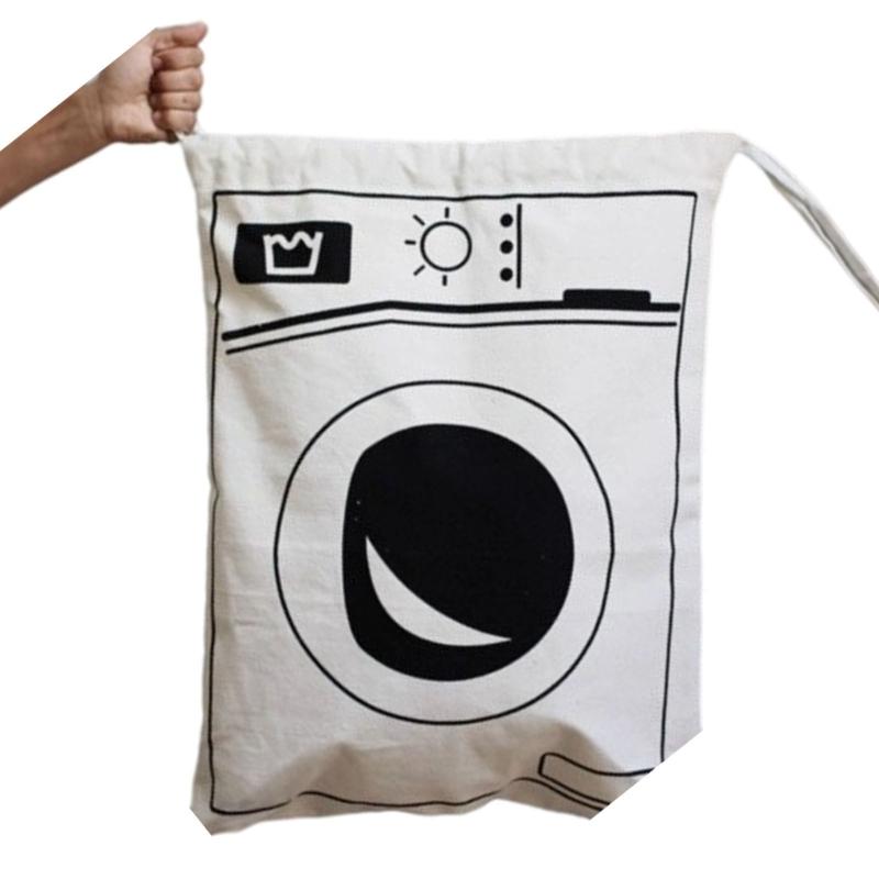 

Portable Kids Room Cloth Organizers Bag Sturdy Canvas Materials Toy Storage Solution