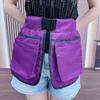 Oil-Resistant Waist Pack with Ethnic Patterns for Camping Large-Capacity Design