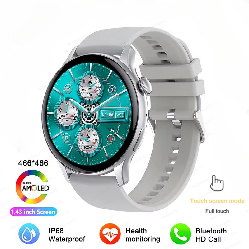 Neue Smartwatch für Damen AMOLED-Bildschirm Zeitanzeige immer an NFC IP68 Wasserdicht Sport Anruf Damen Smartwatch Für Huawei Xiaomi Apple
