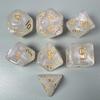 7Pcs/Set 7-Die Polyhedral Dice Acrylic Game Dice New DND Dice  For TRPG DND
