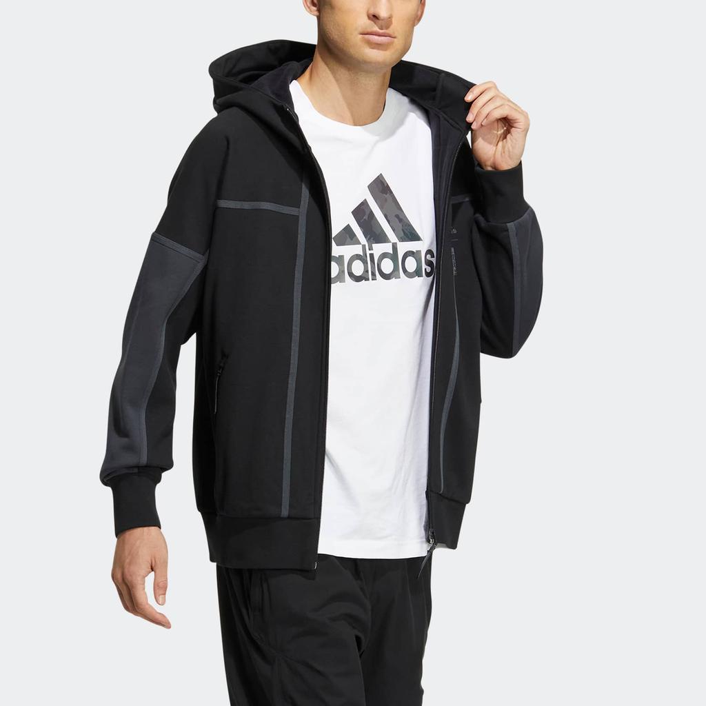 New Adidas Jackets Men Black HN8974