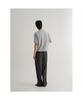 8SECONDS Rayon Blended Slub Wide Fit Slacks Ash