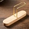 Coffee Filter Paper Storage Rack Solid Wood Base Simple High-end Desktop Decoration Office Home Professional Coffee Accessories