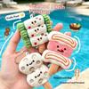 Cute Simulation Japanese Street Food Oden Skewer Plush Keyring Kawaii Food Stuffed Doll Pendant Bag Charm Trendy Accessory Gift