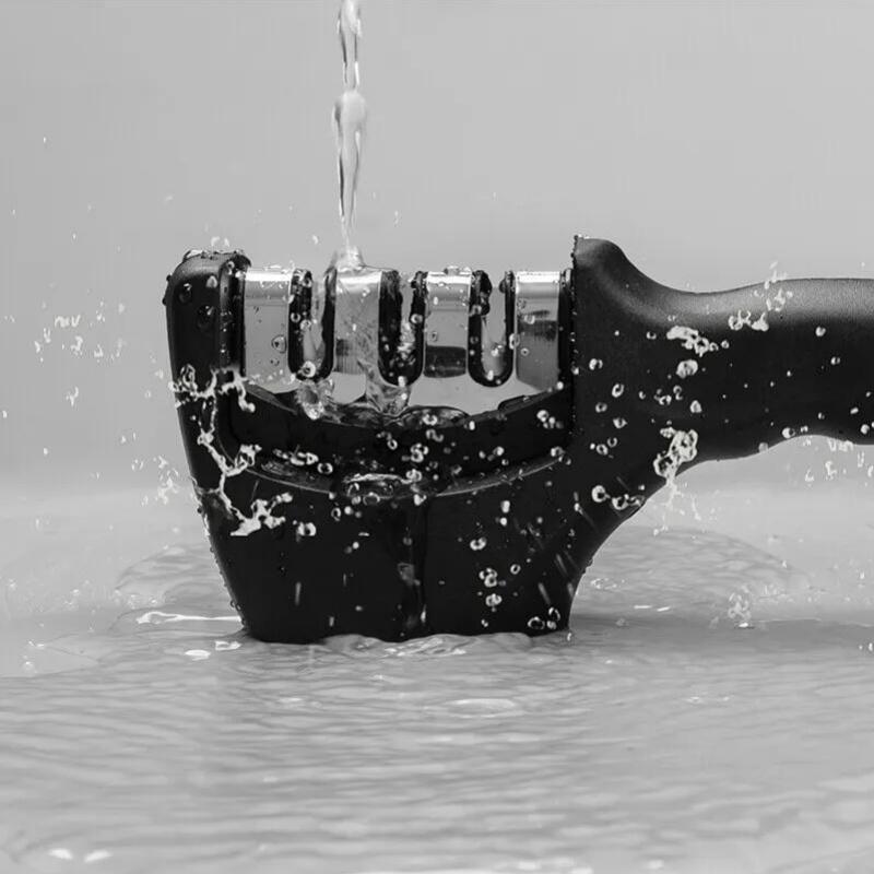 1 stück Schwarz 3 Stufen Typ Schnellschärfwerkzeug Messerschärfer Handheld Multifunktion Mit Rutschfester Basis Küchenmesser