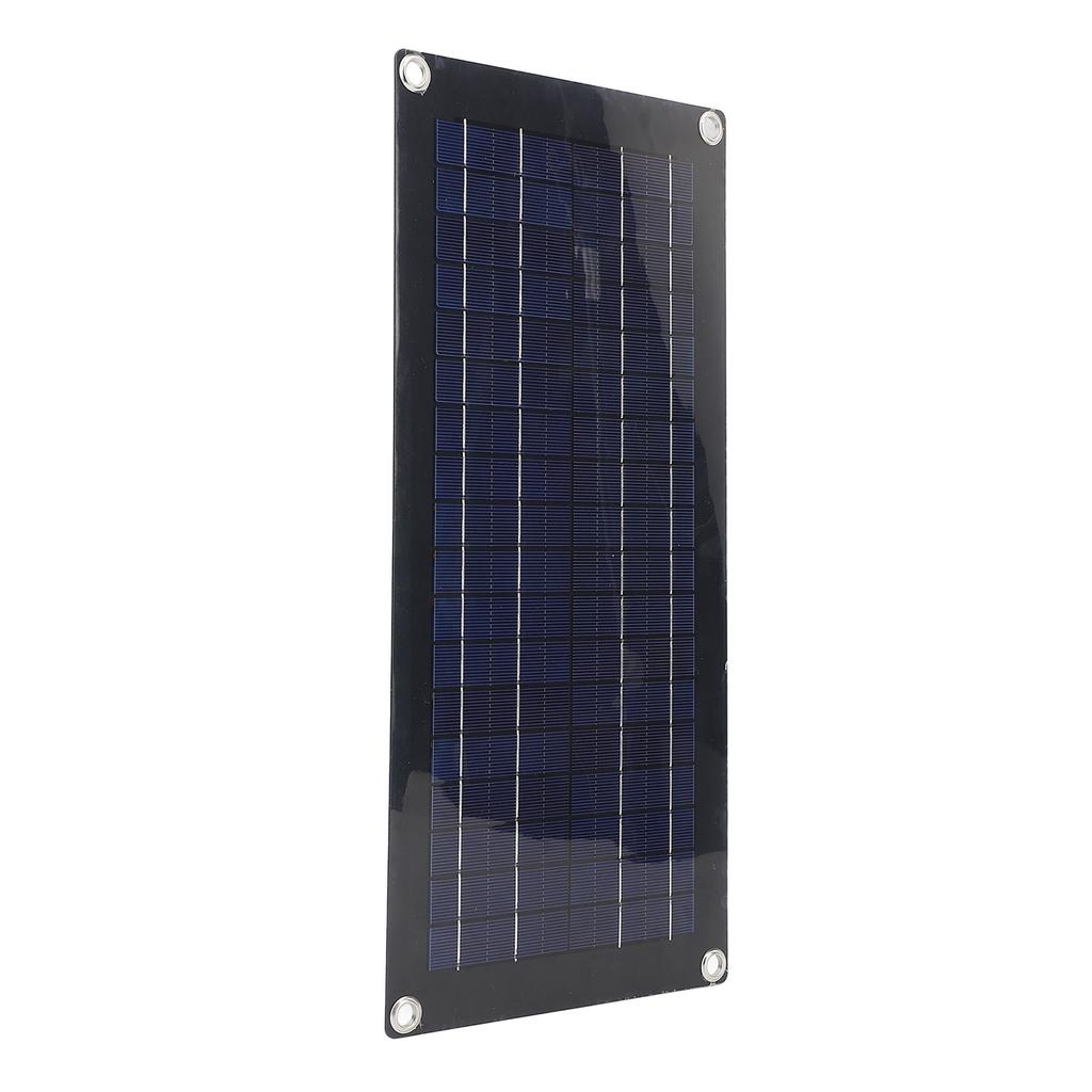 Solar Battery Trickle Charger Maintainer 20W 18V Portable Solar Panel Trickle Charging Kit for Outdoor Camping Hiking