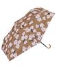 Folding Umbrella Felicity Flower Mini Brown and Rain for Commuting and 2026Wpc. Sun Umbrella/UV Protection Lightweight, Stylish, Cute, School,