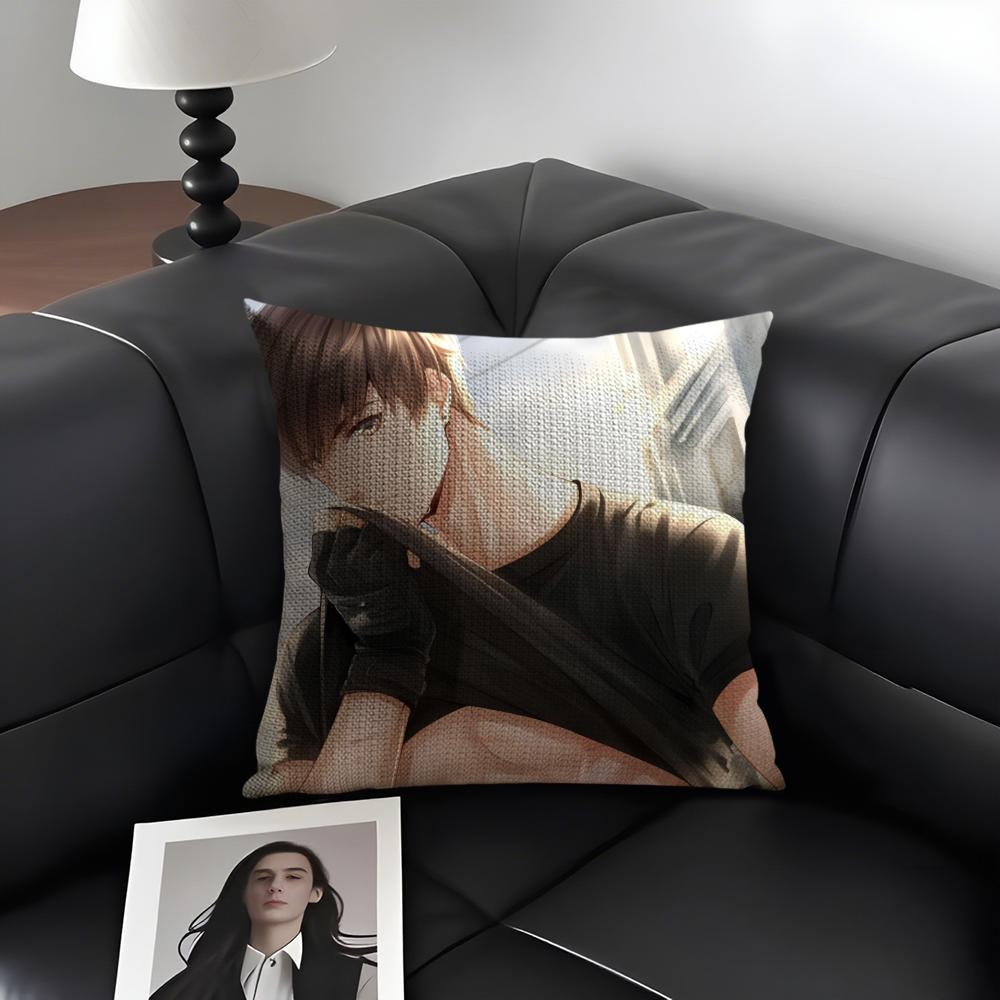 Mr Love Queens Choic Gavin Cushion Cover Natural Linen Organic Fabric DoubleSided Printing Sofa Home Decor Gift Pillow Case