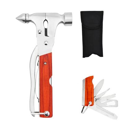 Multitool Saving Hammer With Car Safety Window Breaker All In One Survival Tools Gifts for Men, Dad, Husband,Outdoor Enthusiasts