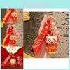 Adorable Dragon Keychain Lunar New Year Charm Silicone Cartoon Accessory Gift