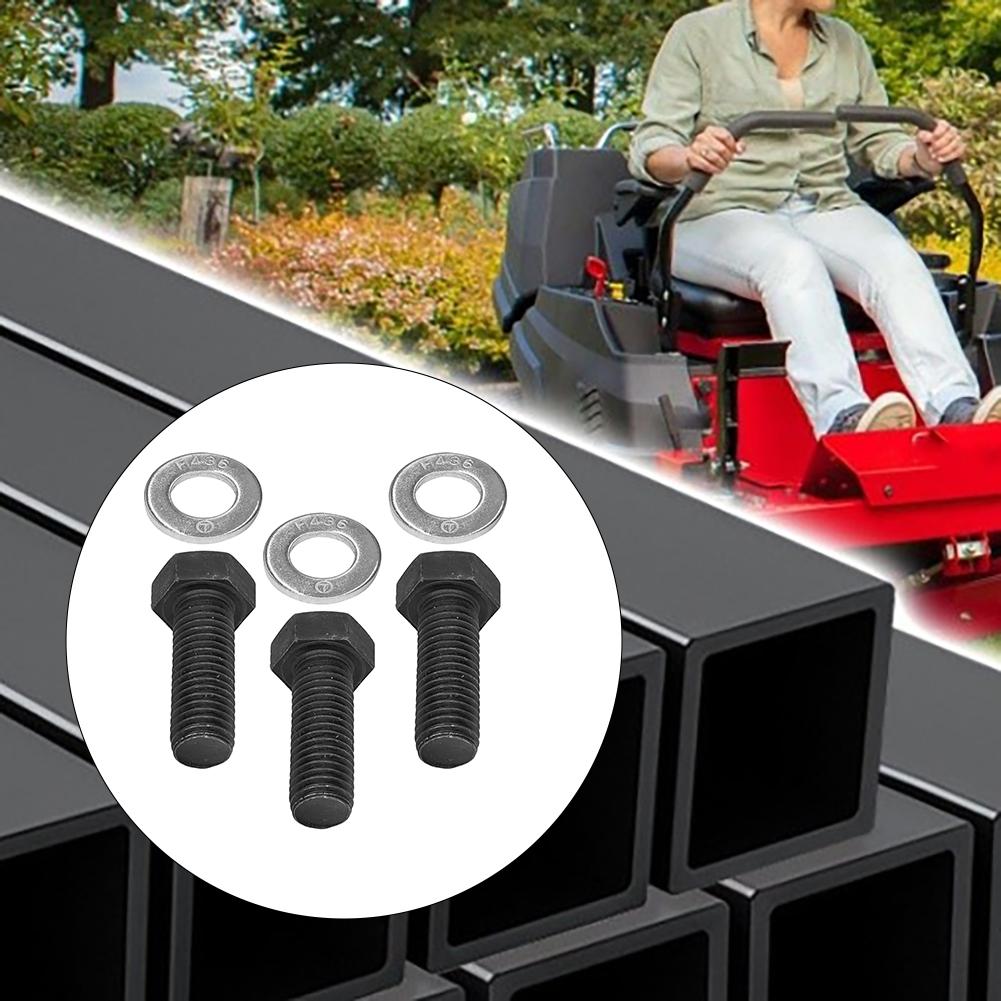 Blade Replacement Deck Spindle Bolts Mower Blade Kit Deck Spindle Blade Bolts Spindle Alloy Steel Precision Thread