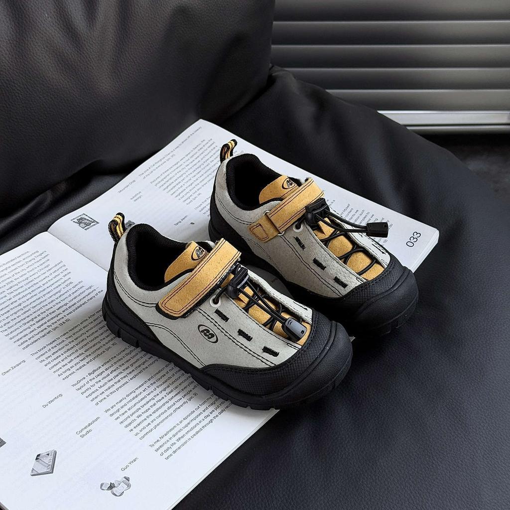 XSHX children's functional board shoes Velcro outdoor autumn new boys and girls mountain rubber outsole hiking Taizhou classmates