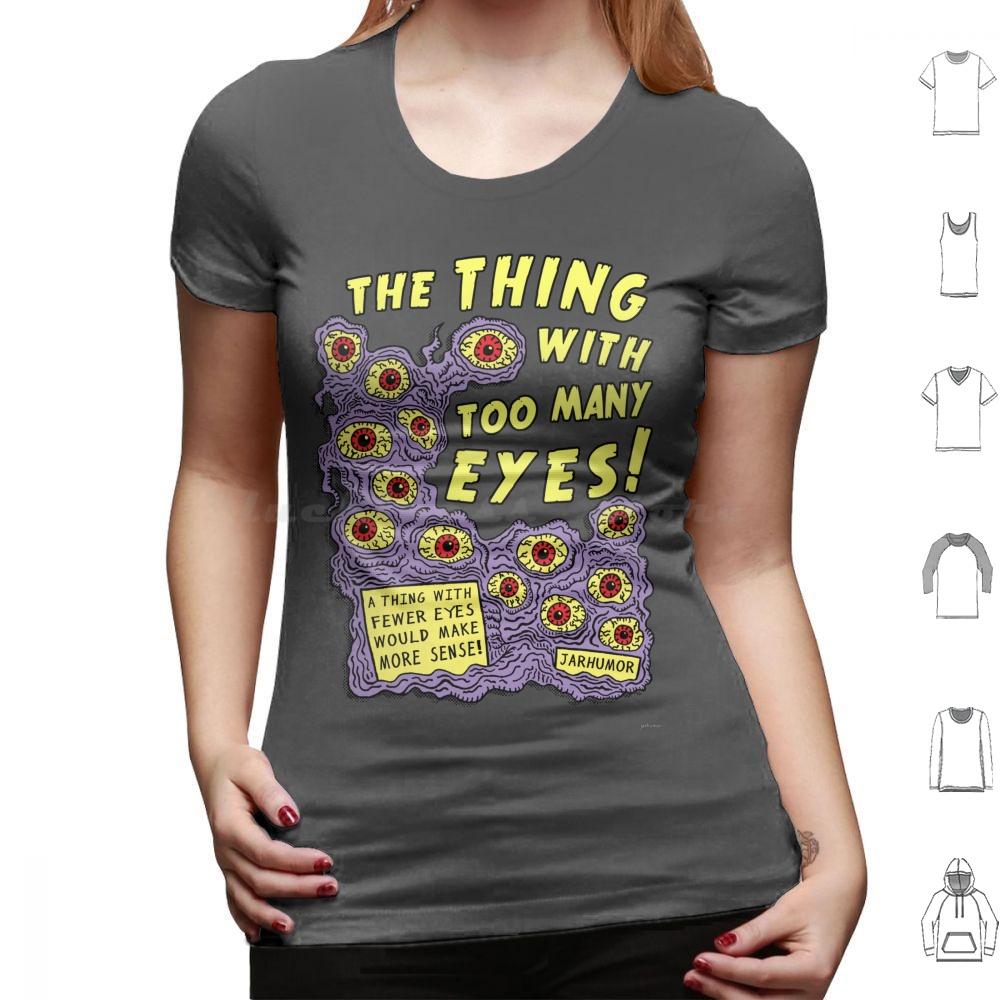 Too Many Eyes T Shirt Men Women Kids 6xl Eyes Eye Eyeball Monster Movie Movies Film Cinema Ed Wood Midnight Midnite Creature
