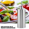 550ml Nerezová láhev na olej Ocet Dávkovač na omáčku Nádoba Domácí kuchyňské potřeby(A)