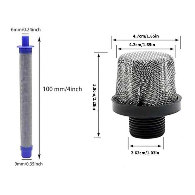 288716 Inlet Suction Strainer and 288749 Airless Sprays Machine Filter Kit for Airless Paint Sprayers Guns Accessories